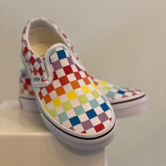 Vans Other - Kids Slip-On Checkerboard Vans Shoes ❤️NWOT